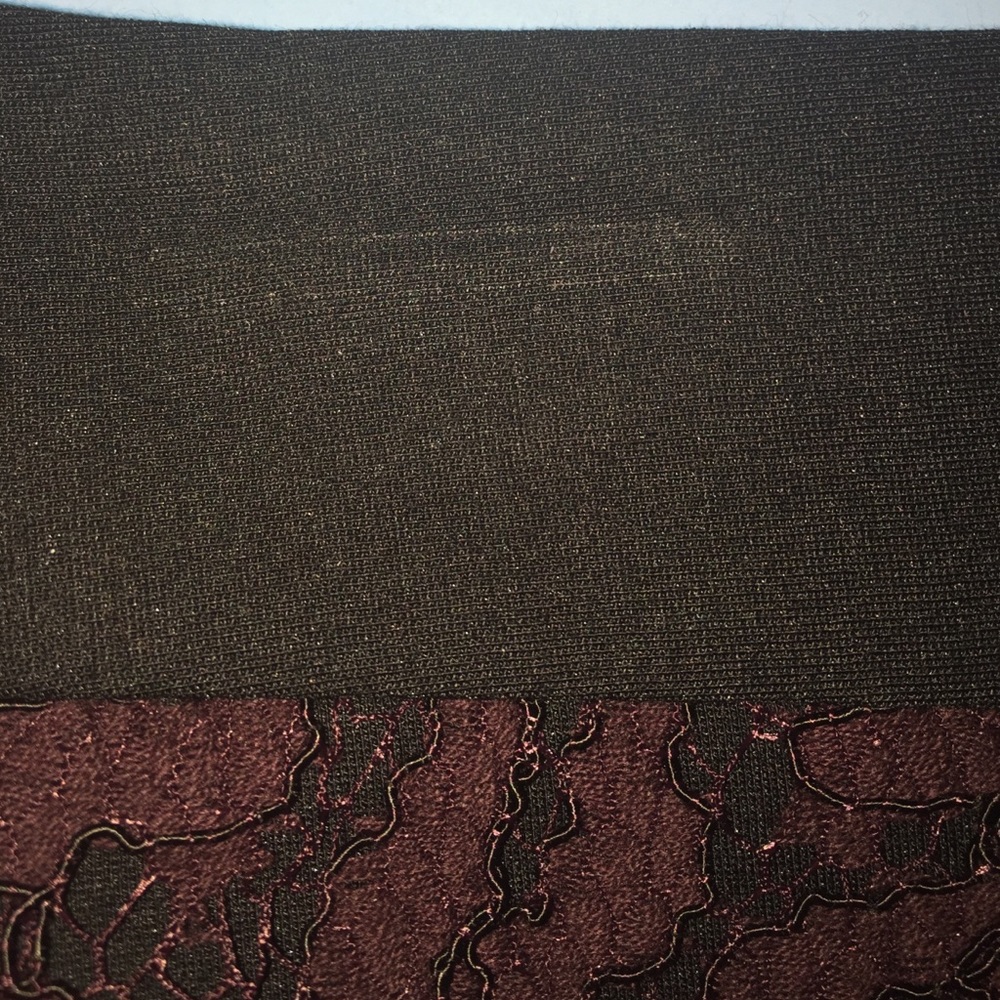 ANN TAYLOR LOFT PENCIL SKIRT w/ LACE OVERLAY- EUC - Picture 8 of 8